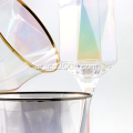 Ato Clear Wine Glass مجموعة مع Galss electroplate